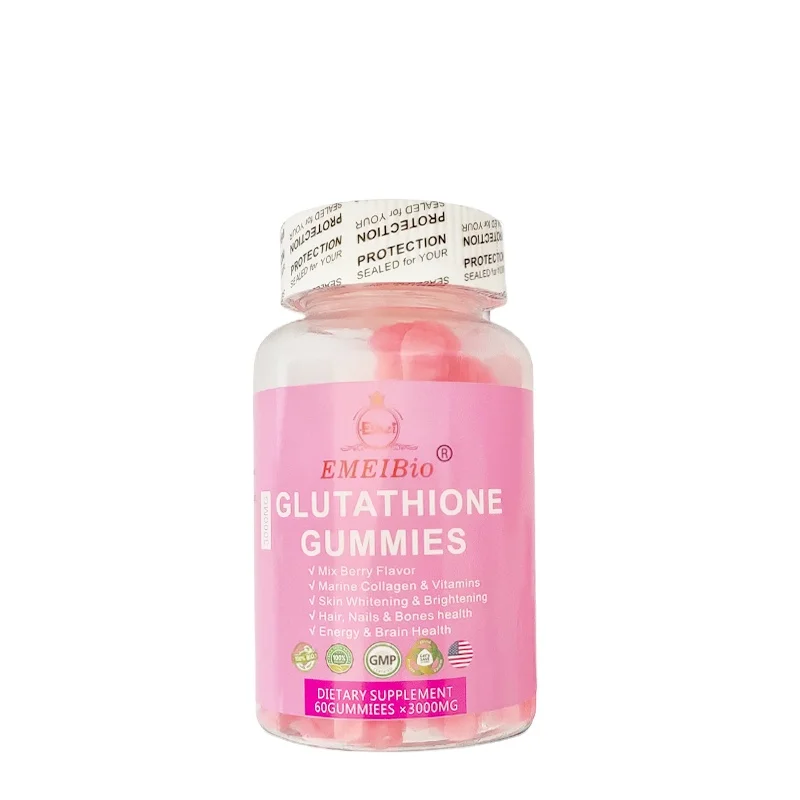 glutathione gummies for skin whitening Private Label 60 Gummy Glutathione Gummies for Skin Whitening