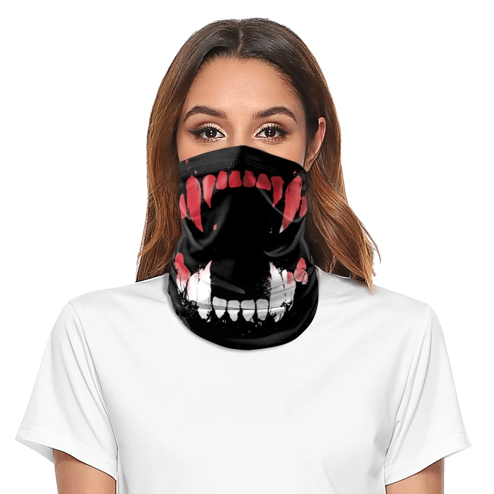 nadanbao 新款围巾万圣节派对聚酯软围巾面罩多功能户外头饰中性男女