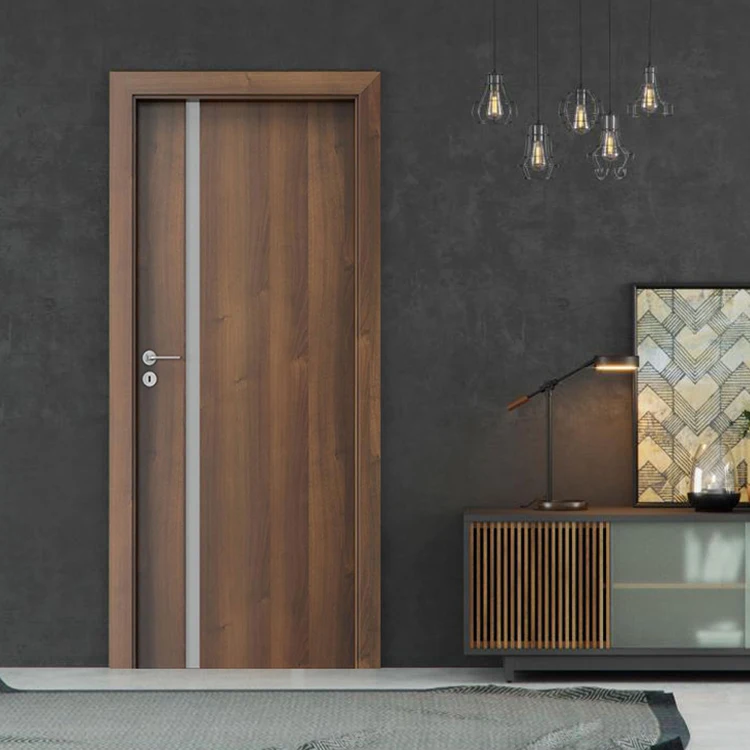 Hs Iwd014 Simple Wooden Single Bedroom Door Designs