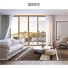 Government building D100N wood clad large glass classy architectural aluminum sliding door
