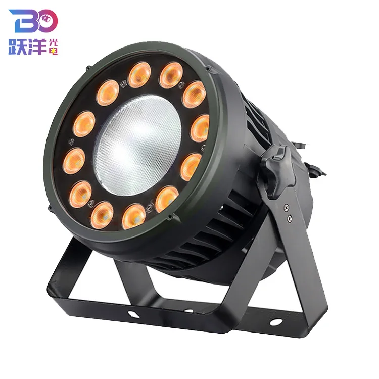 Hight quality Outdoor IP65 DMX512 Control Stage Lighting RGBW Par effects 200W COB Zoom 12x12w 4in1 colors par for evnets sound