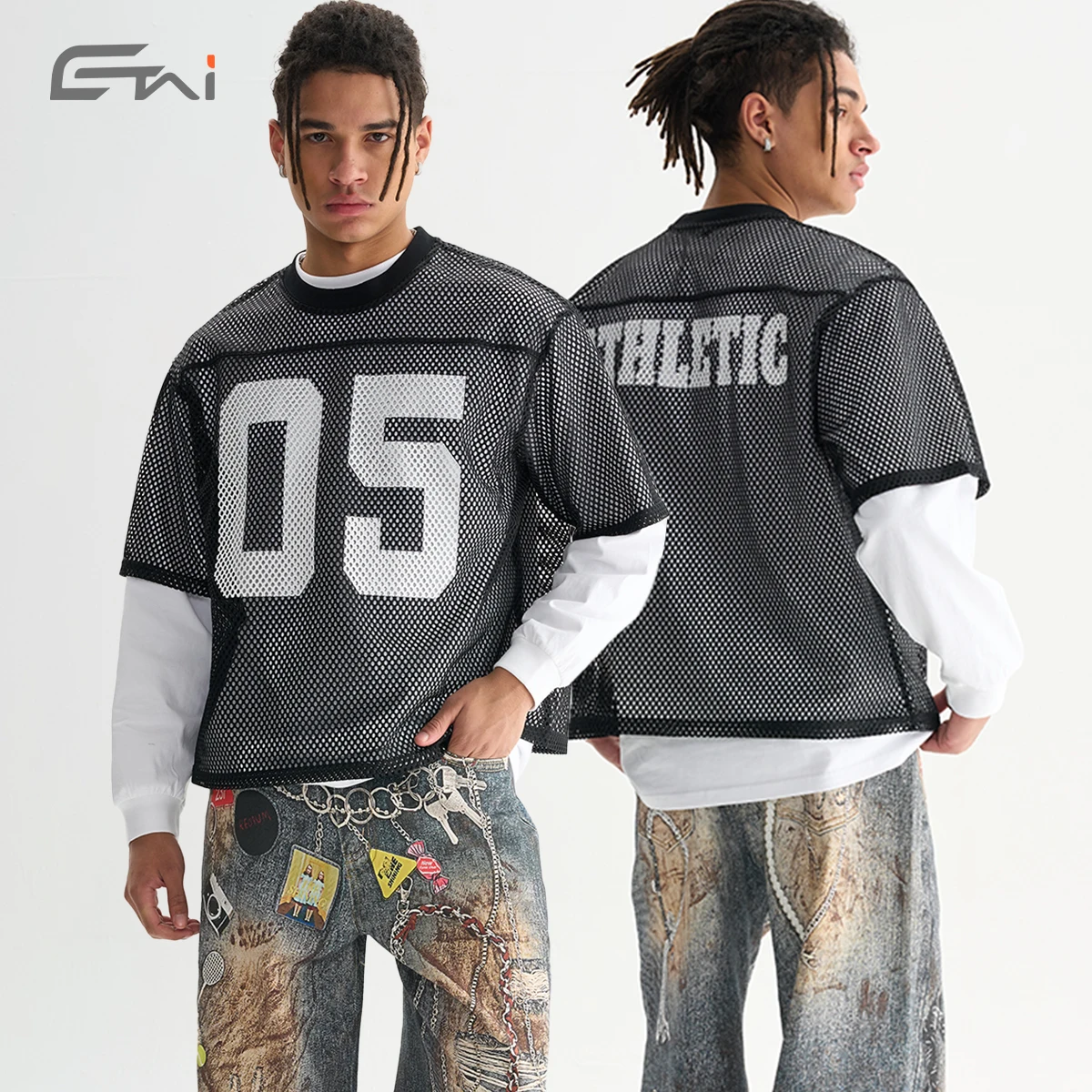 Custom Black Mesh Football Jersey for Men - Breathable Summer