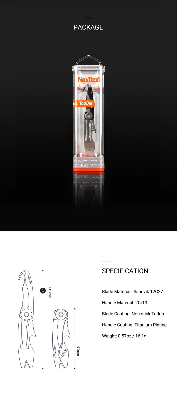 7.EDC box opener
