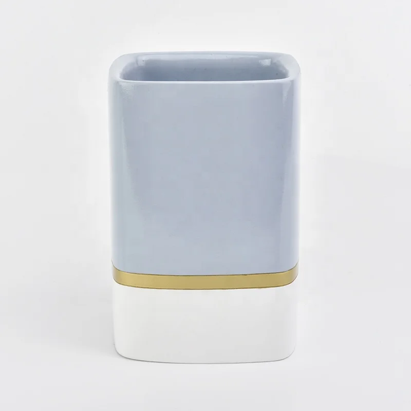 Custom Square Concrete Candle Vessel