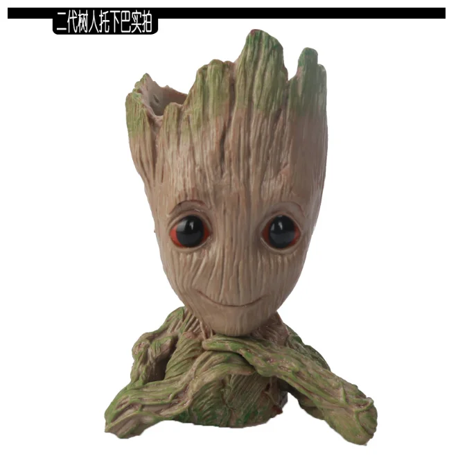 Details about   Flower Pot Baby Groot Guardians of The Galaxy Planter Figures Tree Man Model Toy 