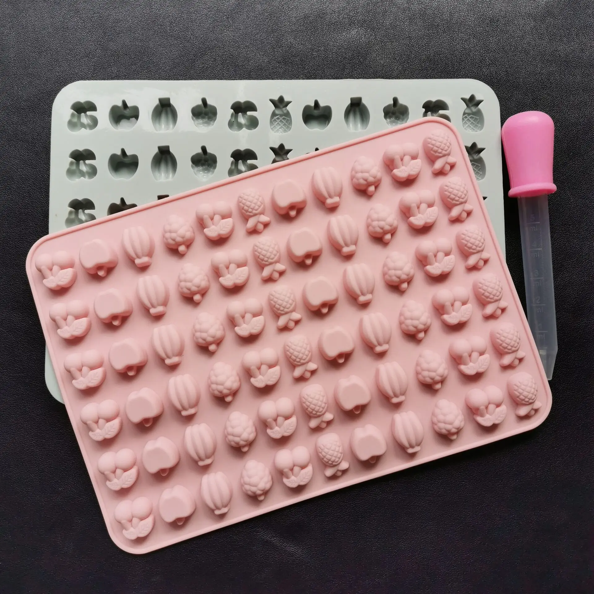 Silicone Mold Gummy Tray Candy  Silicon Mold Jelly Fruits - 66