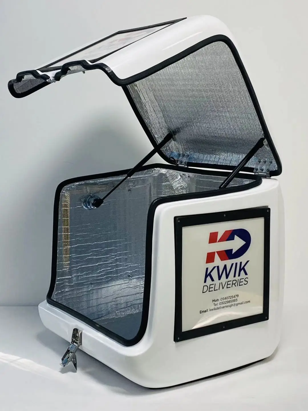 Waterproof Pizza Food Delivery Box Motorcycle Scooter With The