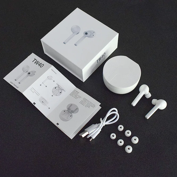 tws40 2019 best v5.0+der waterproof wireless earbuds True Wireless Stereo Earbuds wireless headphones - ANKUX.COM