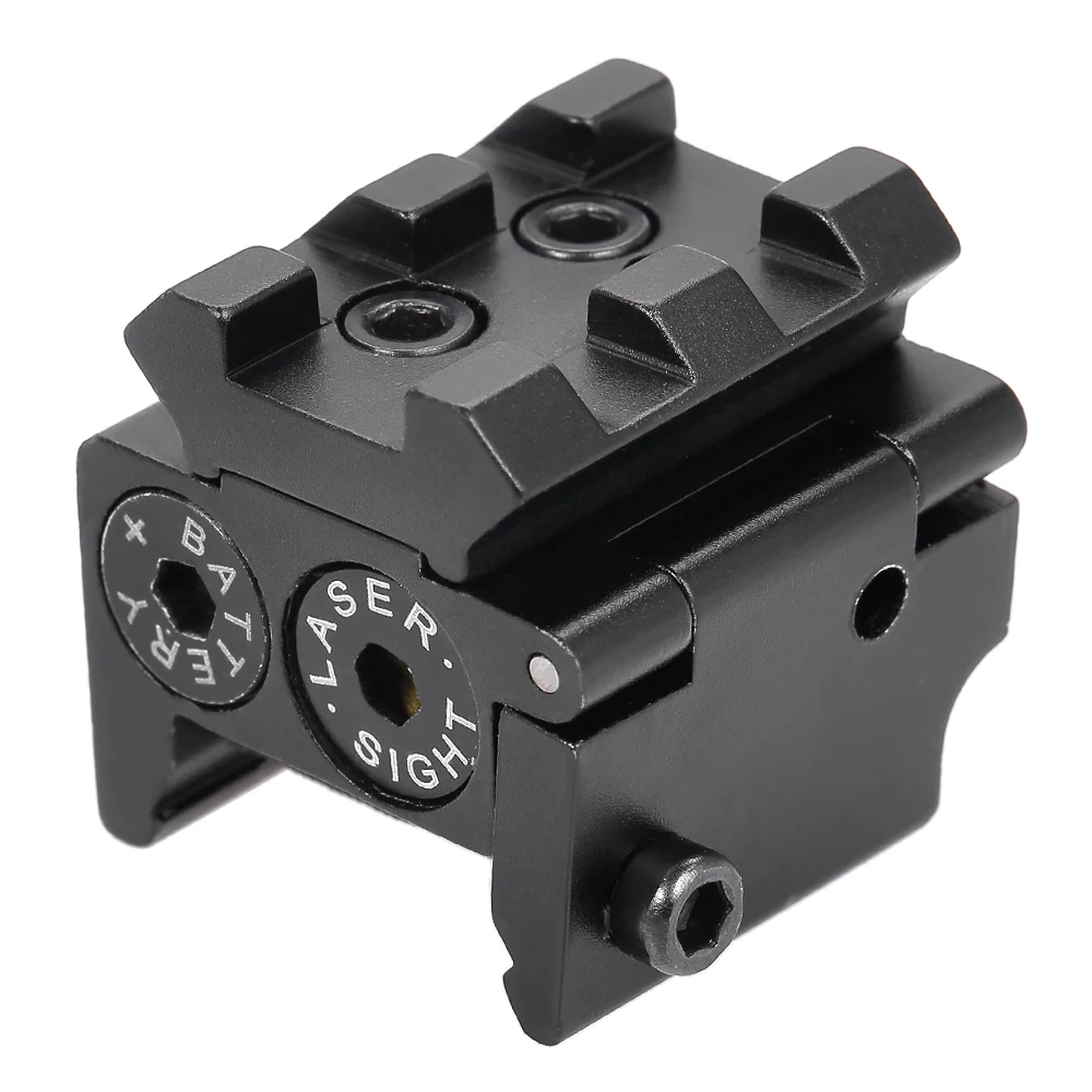 Tactical Mini Adjustable Compact Pistol Red Dot Laser Sight With