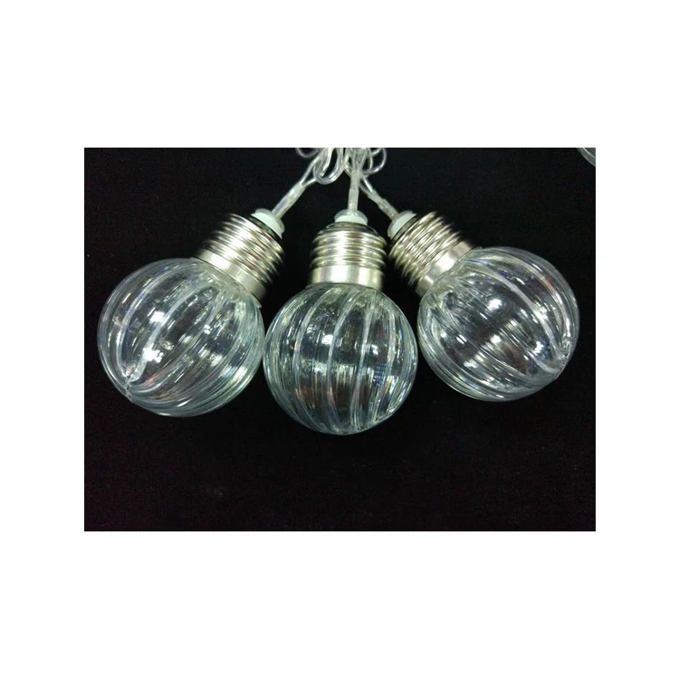 Professional manufacture cheap led transparent wire warm bulb lights