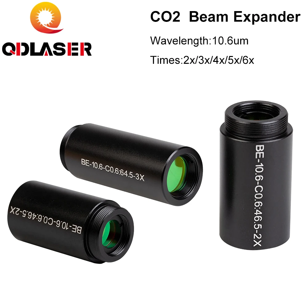 Co2 Laser Beam Expander 2x 2.5x 3x 4x 5x 6x 8x Wavelength 10.6um Fixed