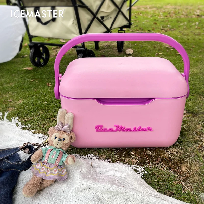 ice chest that plugs into cigarette lighter IceMaster 12Qt Portable Cooler Box - Insulated & Leak Proof for Fishing, Camping, and Travel at the campsite The answer for road trips!