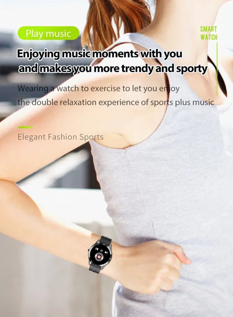 S1 Smartwatch Heart Rate Monitoring Waterproof BT Call music player wristband blood pressure blood oxygen Smart watch S1