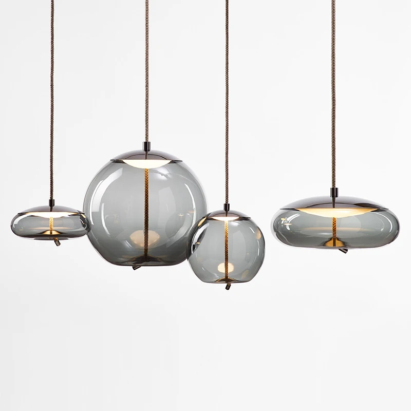 Modern Nordic Indoor Ceiling Hanging Decor Chandelier Light Rattan