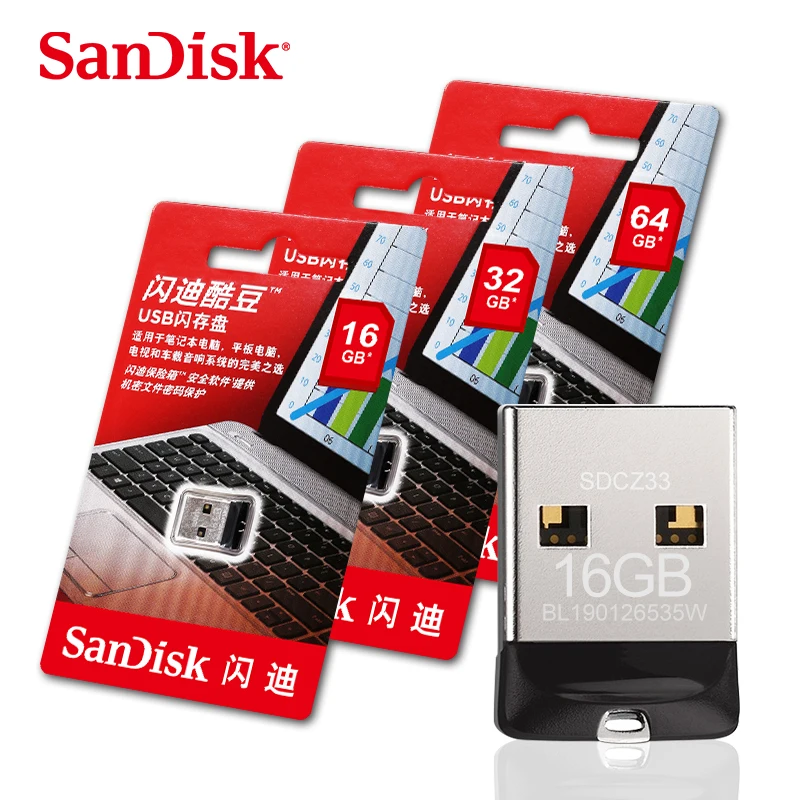 Wholesale Wholesale SanDisk CZ33 mini Flash Pen Drive 128GB 64GB usb2.0 pendrive flash disk From m.alibaba.com