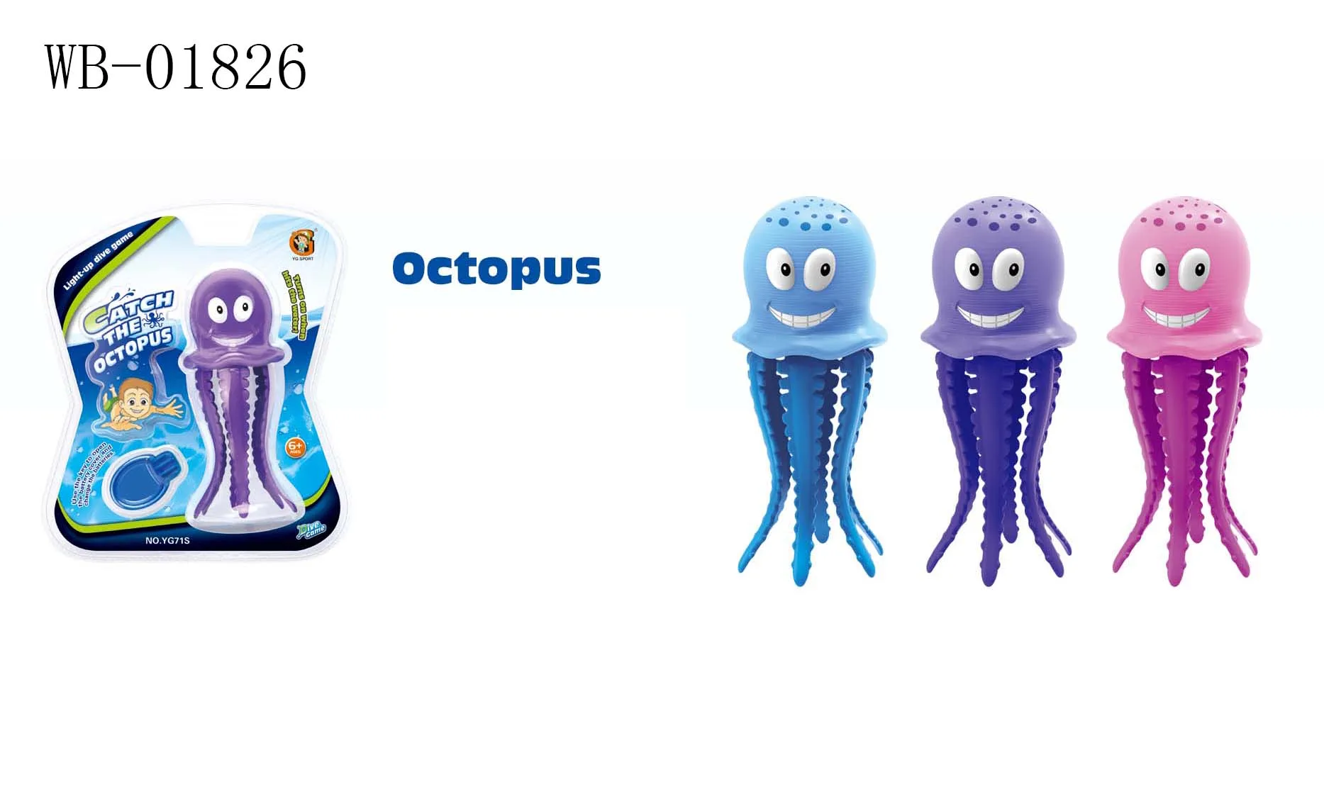 diving octopus toy