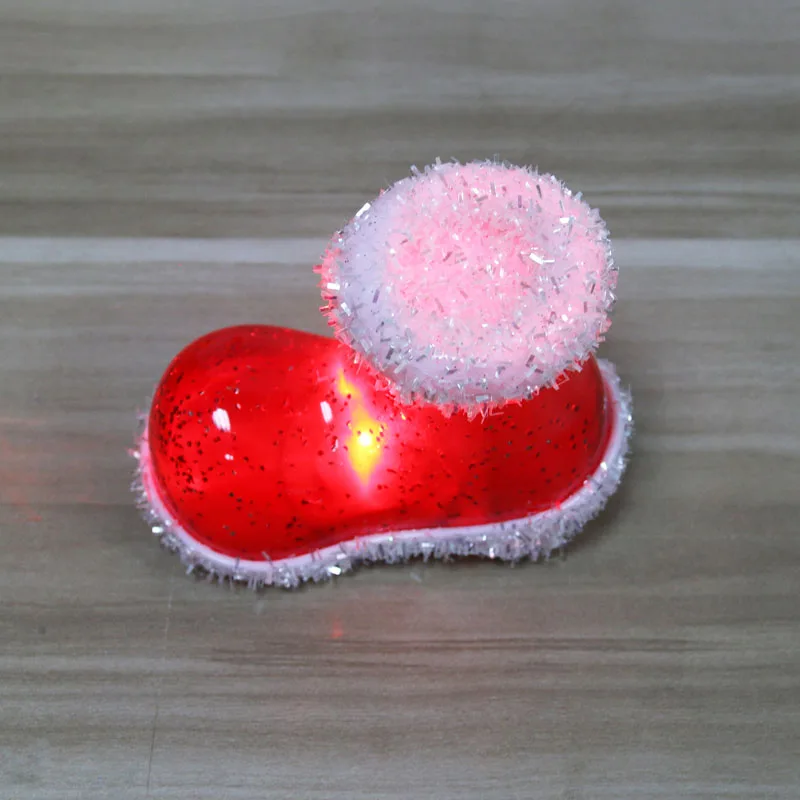 鞋形红色 led 塑料灯