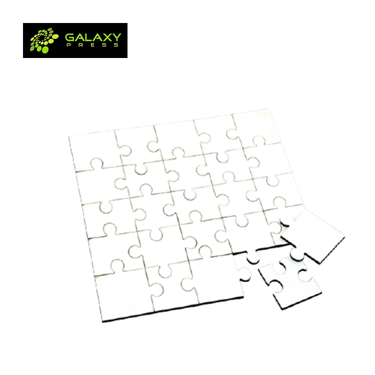 Sublimation Jigsaw Puzzle Sublimation Mdf Hardboard Puzzle Coaster With