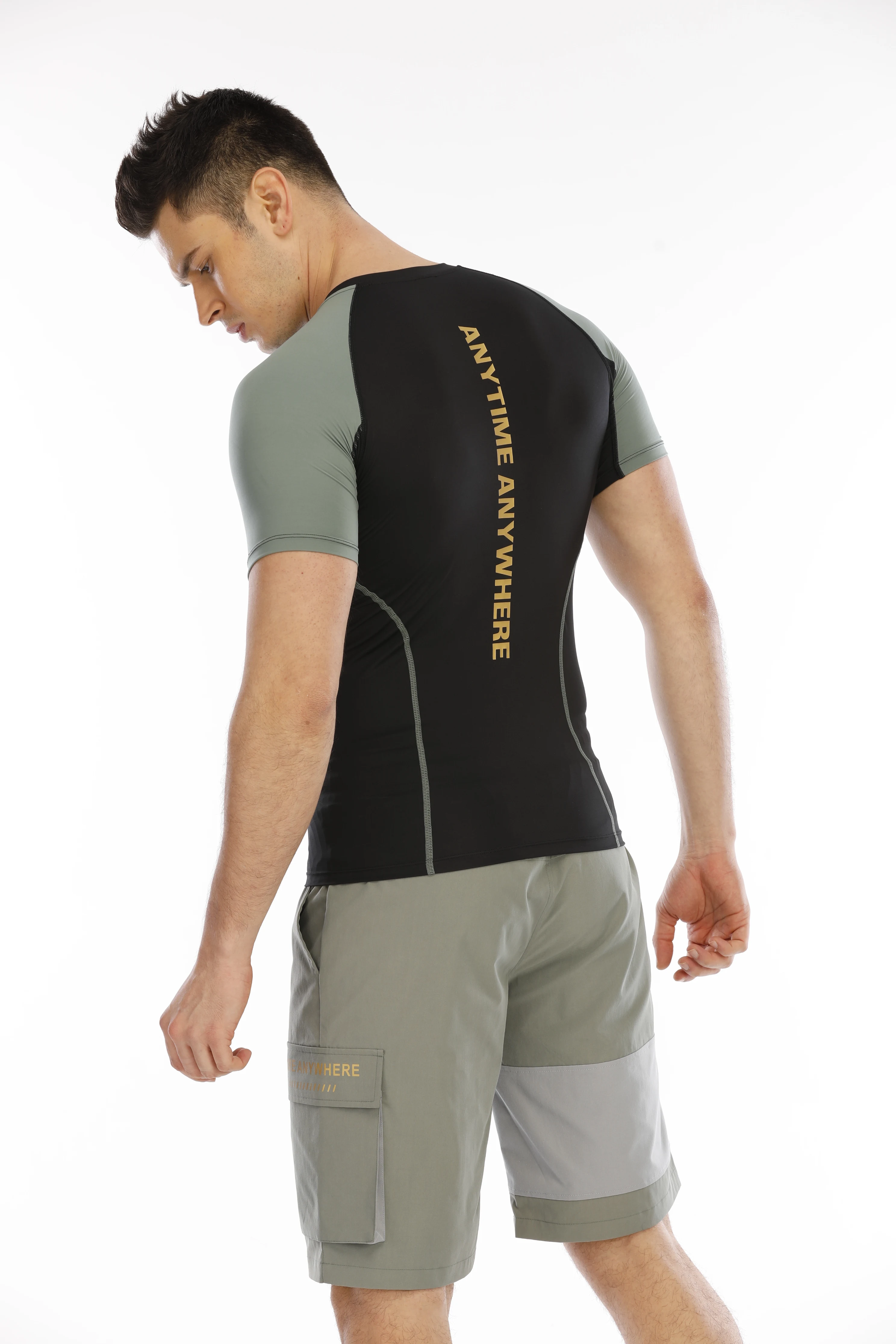 wholesale custom slim fit running fitness wear workout sport gym