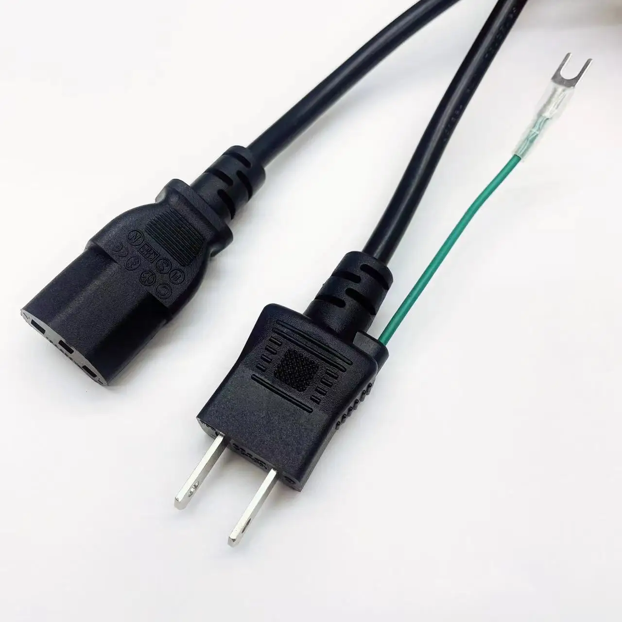 Japanese Jet Standard Power Cable For Computer 3 Pins 0.75m2 Plug 15a