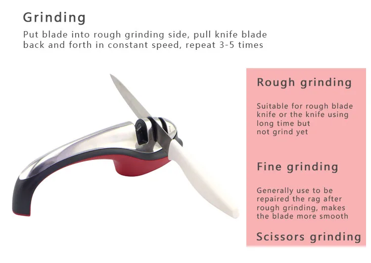 Anti-slip Ground Mat Multi-functional Knife Sharpener