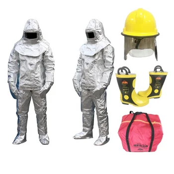 Solas Approved Ccs Standard Aluminum Fire Suit For Firefighting - Buy ...