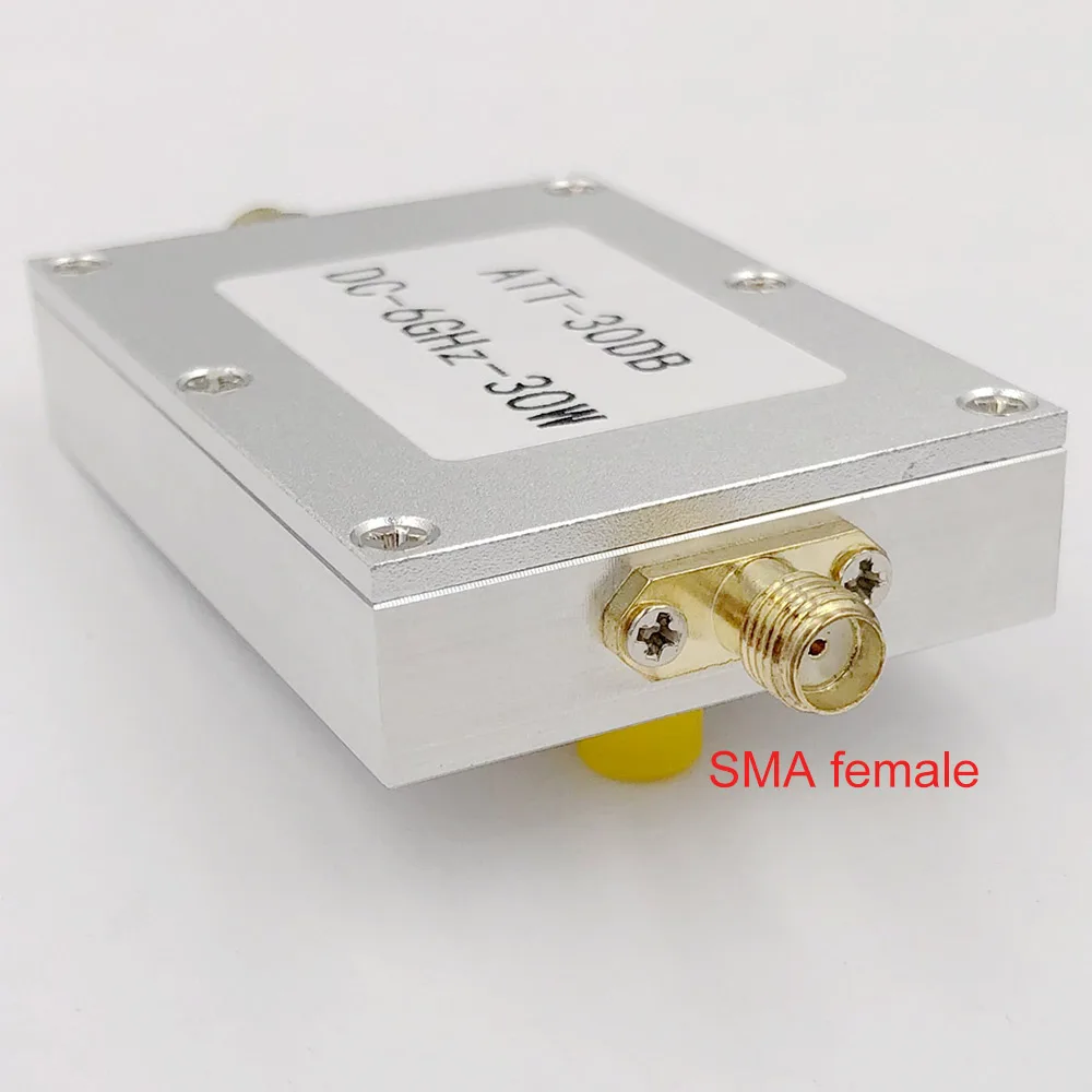 DC-6GHz 30W 30DB RF Attenuator fixed Attenuator SMA Female SMA Male pans DC-6GHz 30W 30DB RF Attenuator fixed Attenuator SMA Female SMA Male pans
