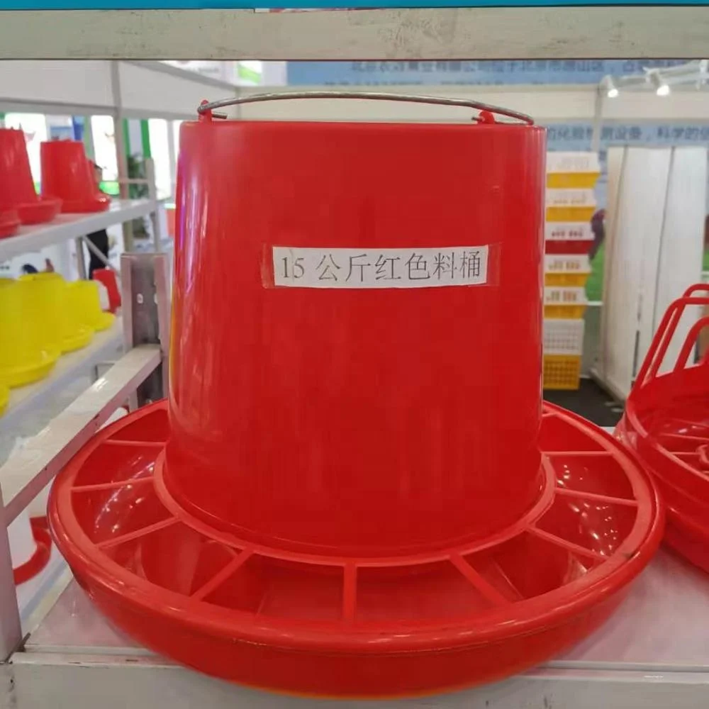 Automatic broiler layer bucket manual poultry feeder for chicken turbo bucket day old baby chick bucket