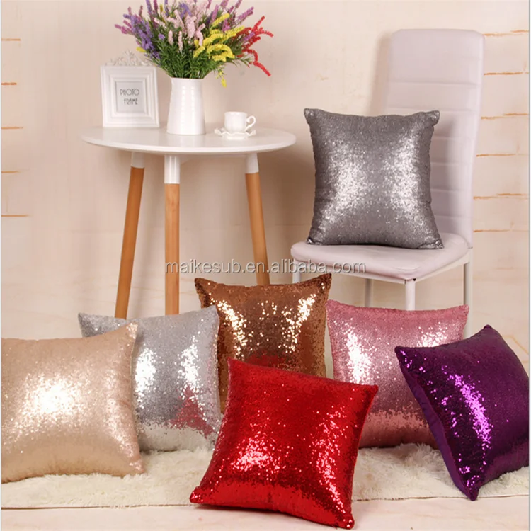Printable Picture Sublimation Sequin Magic Pillow Cover Buy Sublimation Magic Sequin Pillow