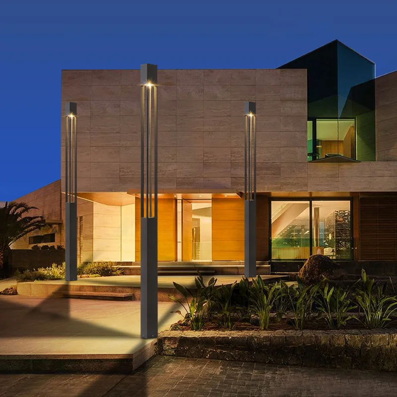 New led solar light outdoor garden yard led pathway light fashionable and simple outdoor led garden light