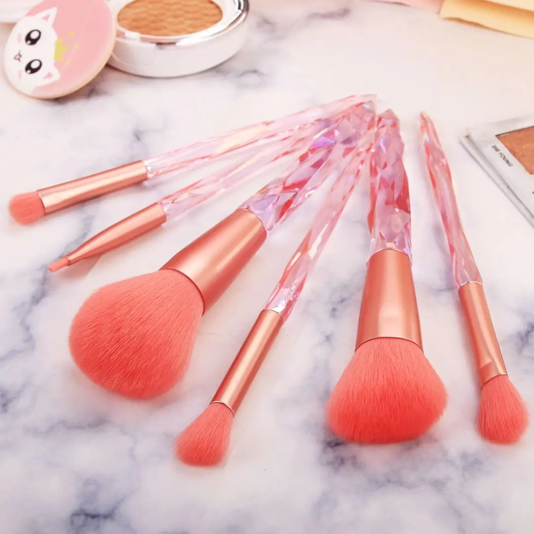 10pcs crystal makeup brush eyeshadow eyebrow big pow