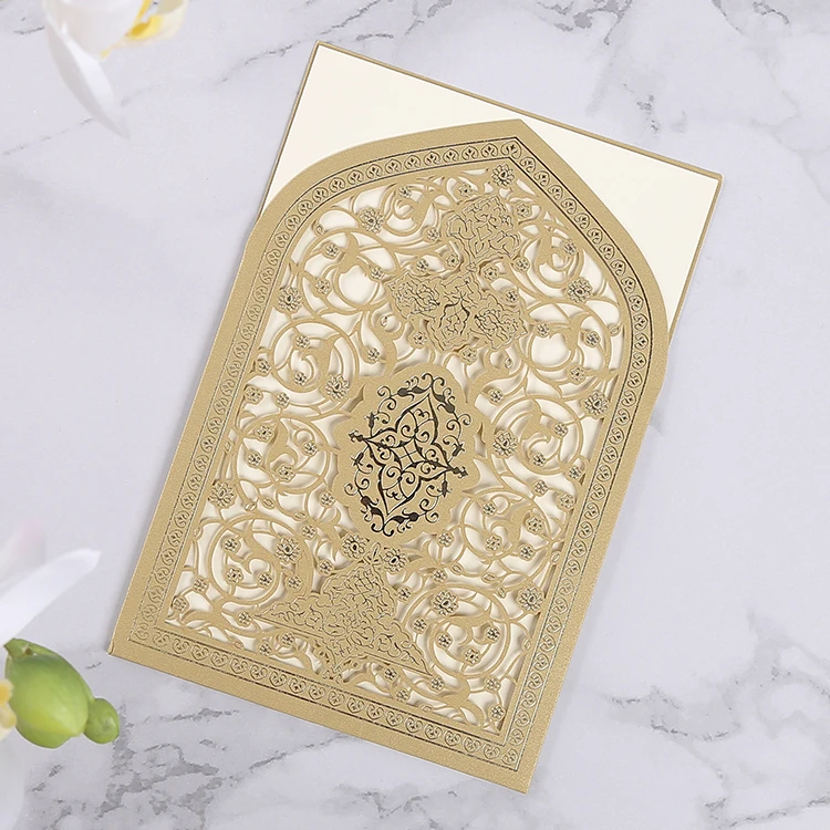 Wedding cards muslim,muslim invitation card laser cut wedding invitations philippines