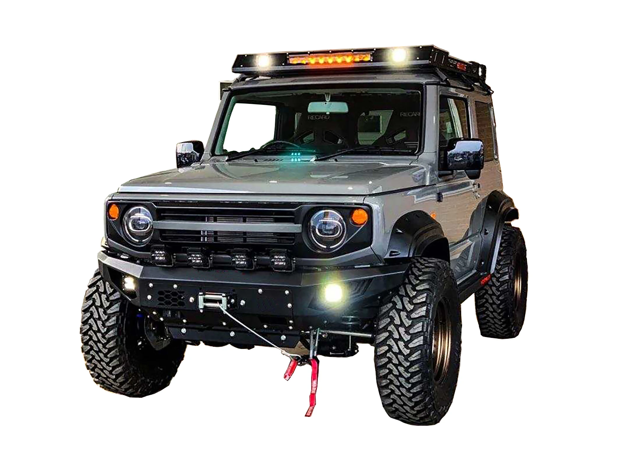 Front Bumper 2019+ Material Steel Warraabs For Suzuki Jimny Euro