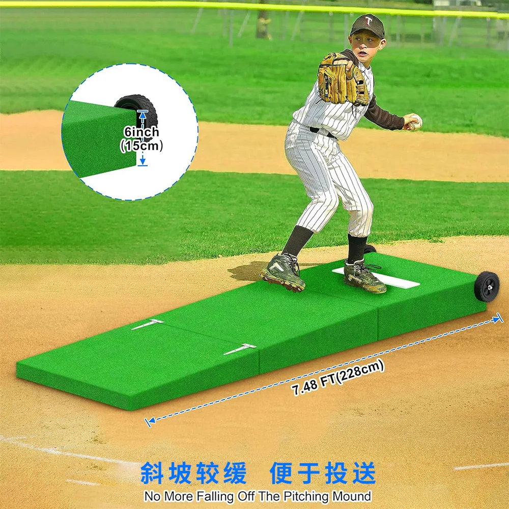 Baseball and Softball Portable Practice Ball Pads No-Slip Pitching and ...