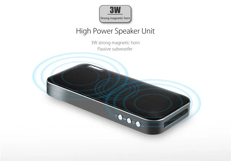 AEC BT205 10W Mini Portable Wireless Stereo Music Speaker with 2200mAh Power Bank outdoor handfree subwoofer TF card - ANKUX.COM