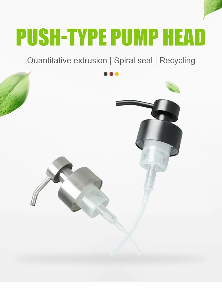 Wholesale 46mm/2cc 24/410 Output Metal Stainless Steel Black Matte Foam