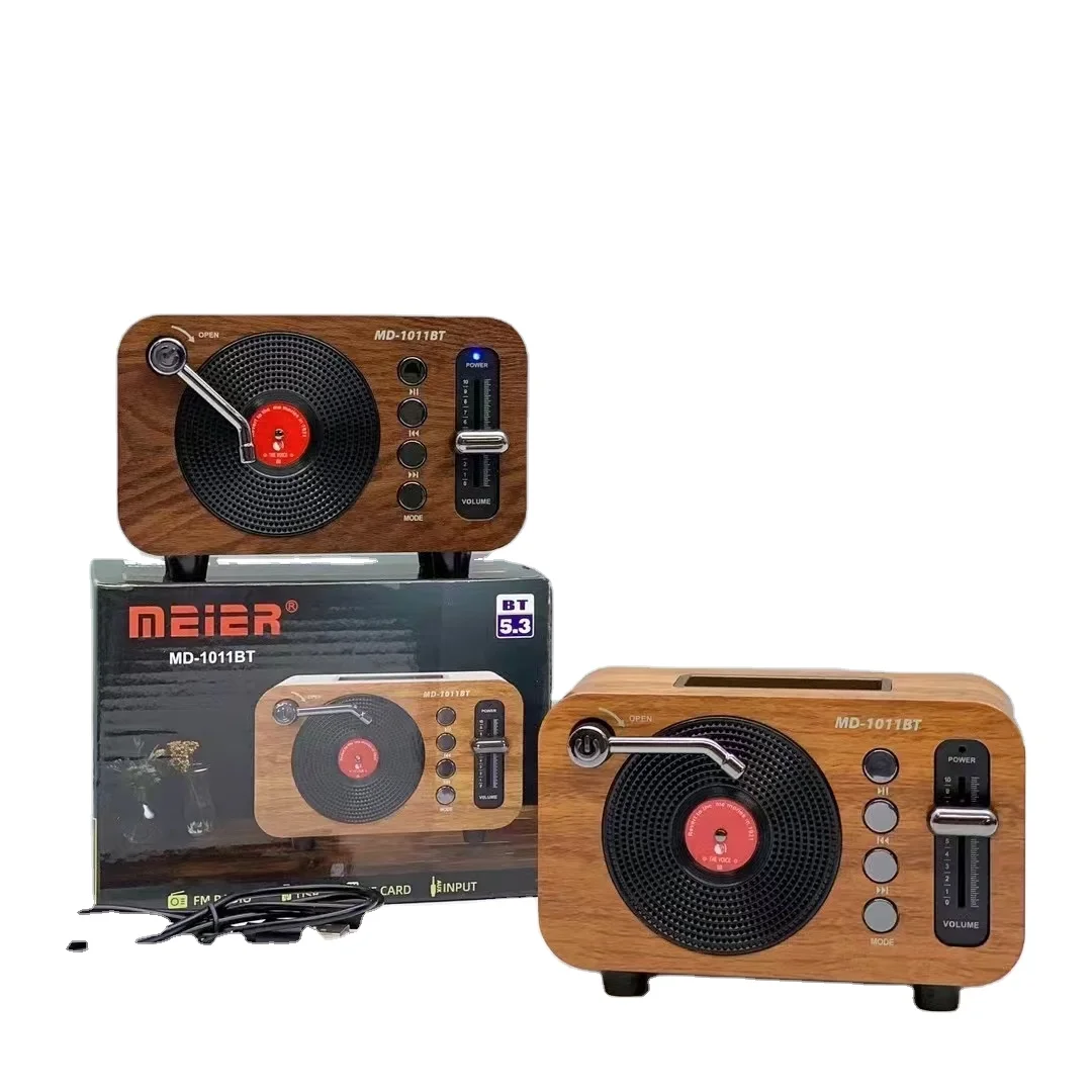 Fashion fm radio usb bluetooth speaker