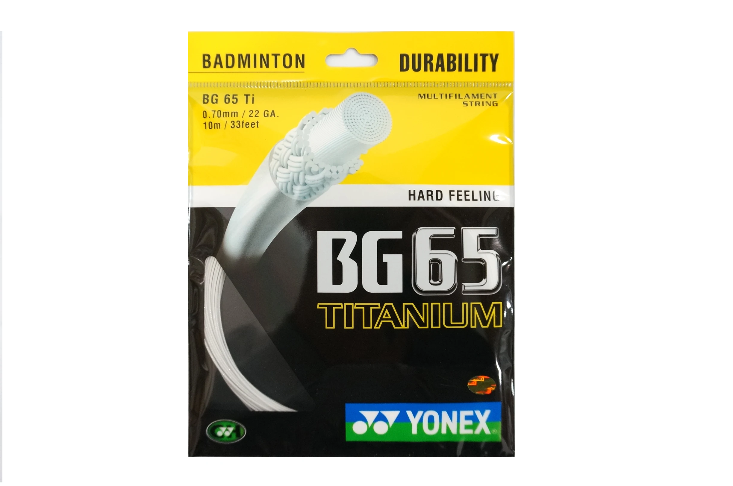 Yonex Badminton Racquet String Bg65 Titanium 10m - Buy Yonex  String,Badminton Racquet String,Yonex Badminton Product on Alibaba.com