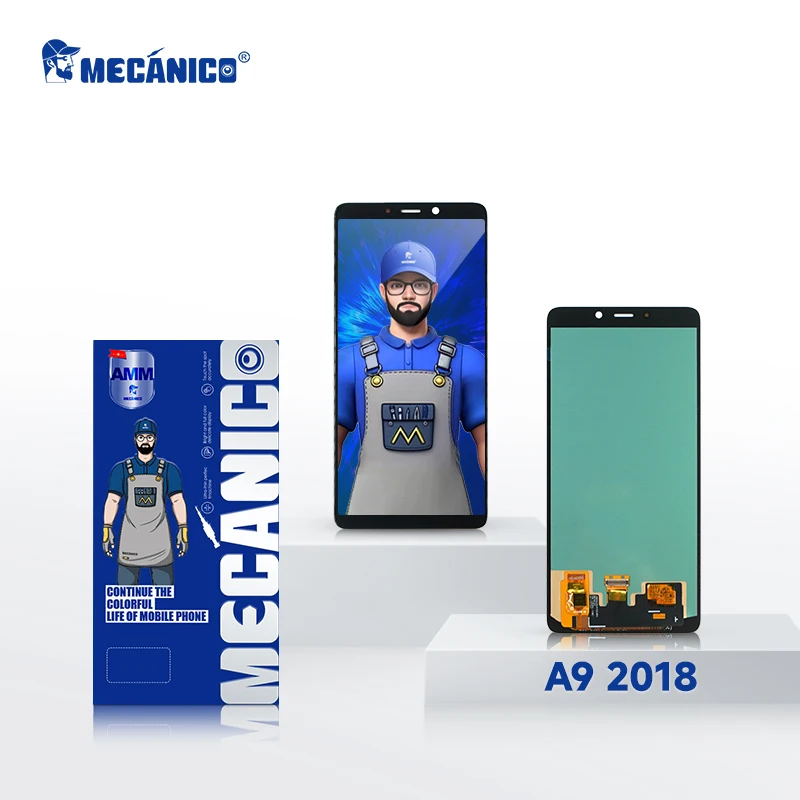 For Samsung Galaxy A9 2018 LCD Display and Touch Screen - OEM, In