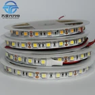 12-14lm 高 CRI 75 led ストリップライト smd 5050 60led 12v 24v 2700 18k 3000 18k 4000 18k 6000 rgb と 2 年保証時間ダブル pcb