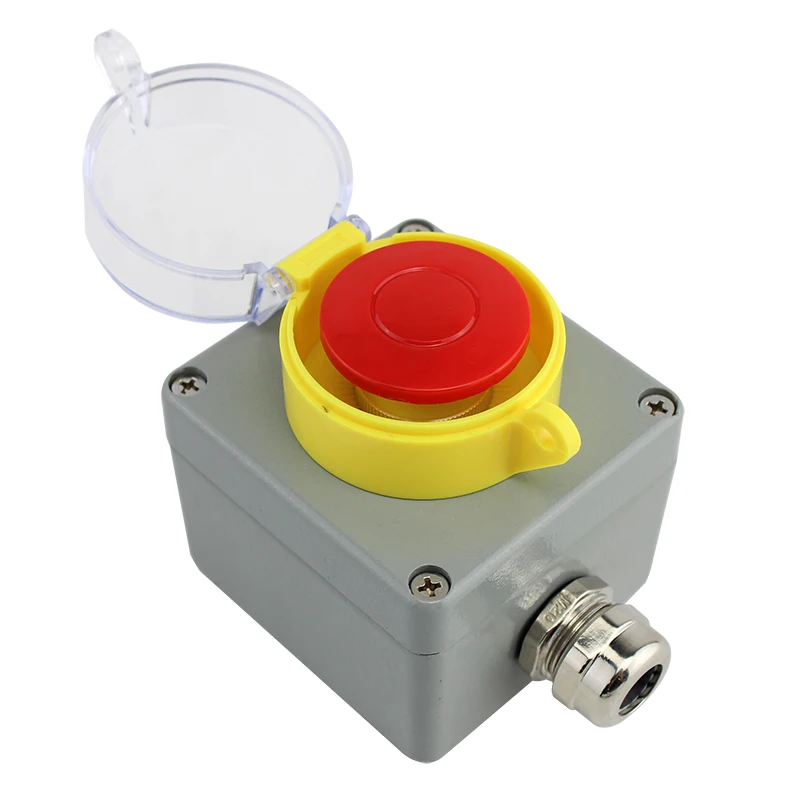 Metal Explosion Proof Ip66 Emergency Press Push Button Green And Red