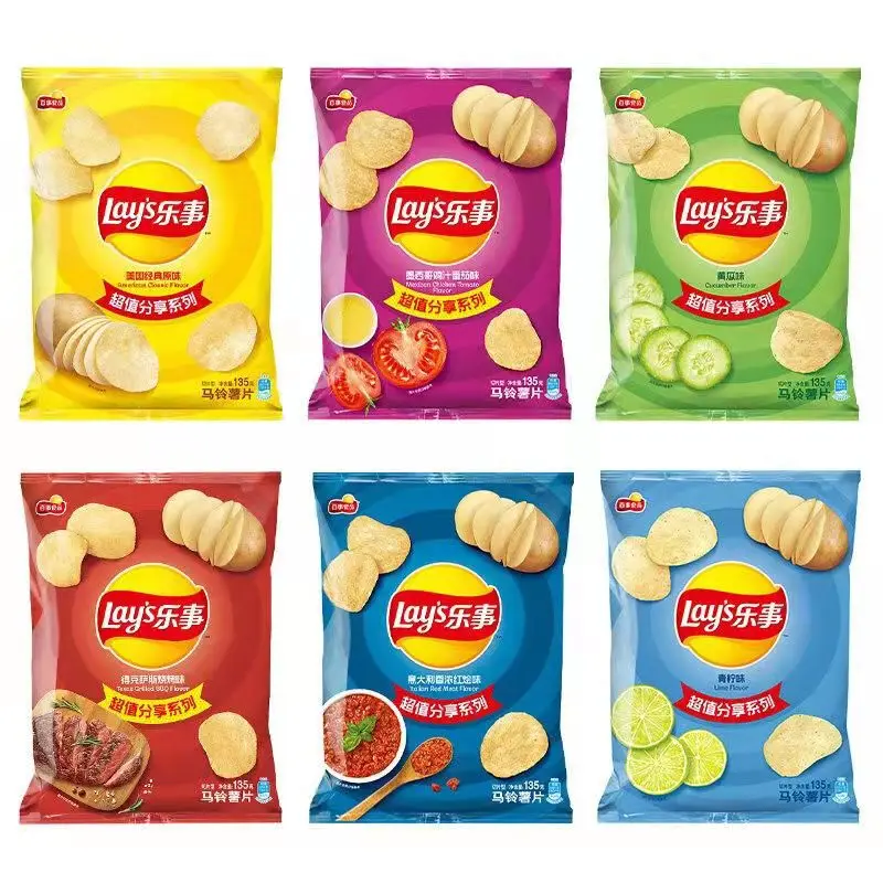 Wholesale Potato Chips Lay's Potato Chips 135g Chinese Snack - Buy ...