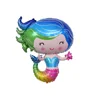 Mermaid decoration party globo mickey balloon table decorations