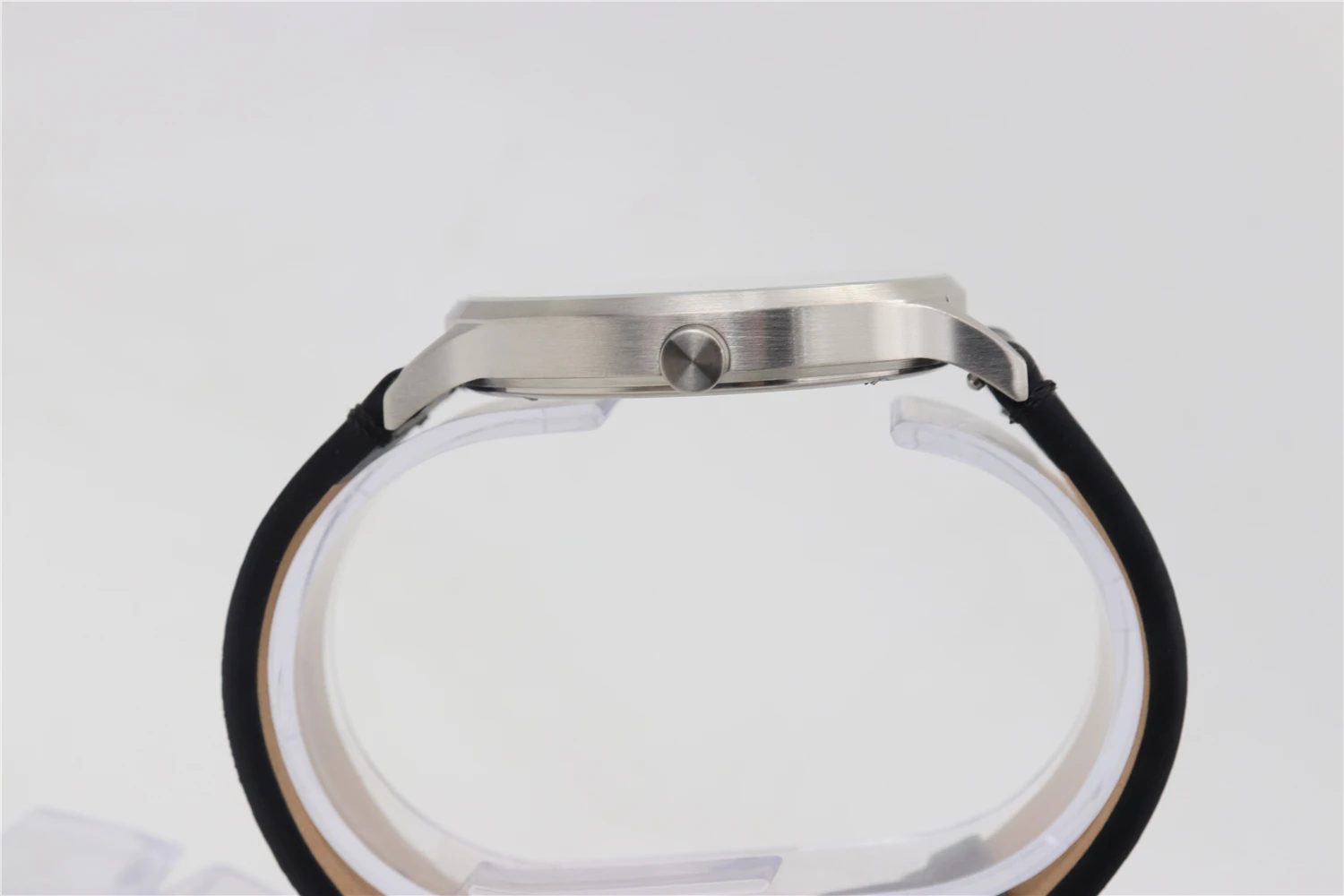 Interchangeable leather strap minimalist oem watches men wrist high quality