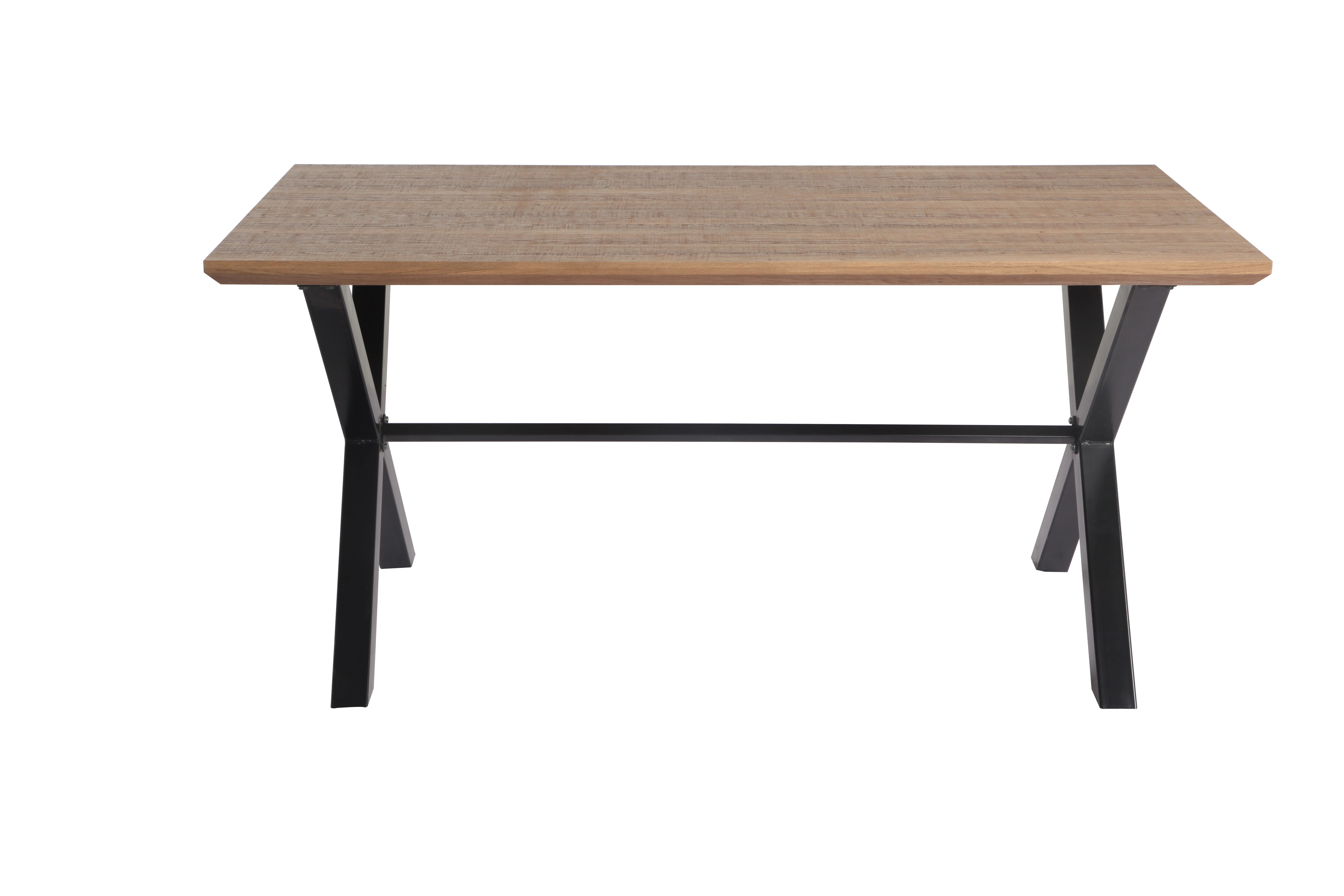 2020 中国工厂高品质的现代设计木桌金属腿餐厅mdf表