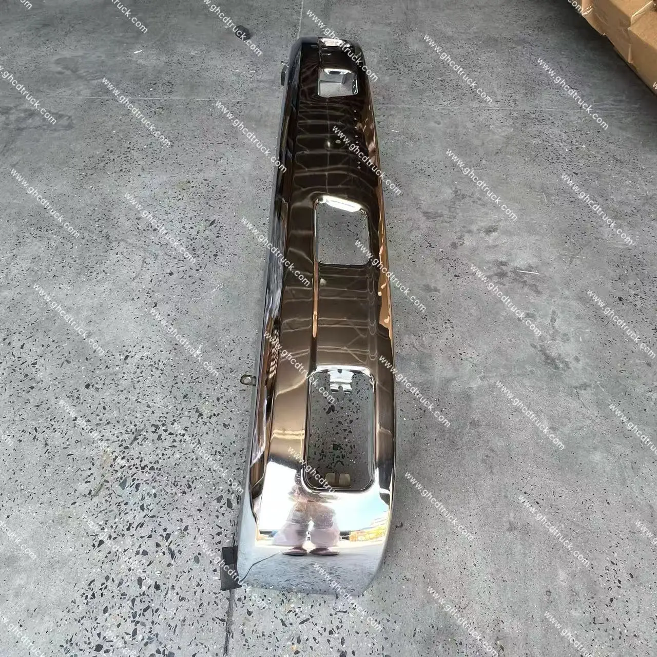 product ghcd factory produce high quality original split metal chrome bumper for japanese truck for hino new-2