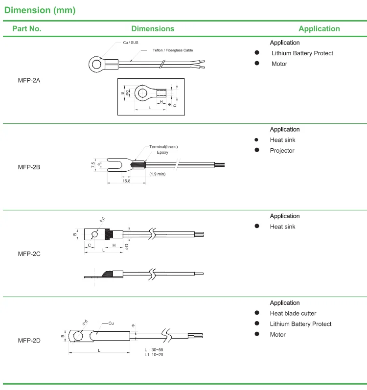 Surface Ntc Temp Sensor Electric Motor 10k 50k Thermistor Customized
