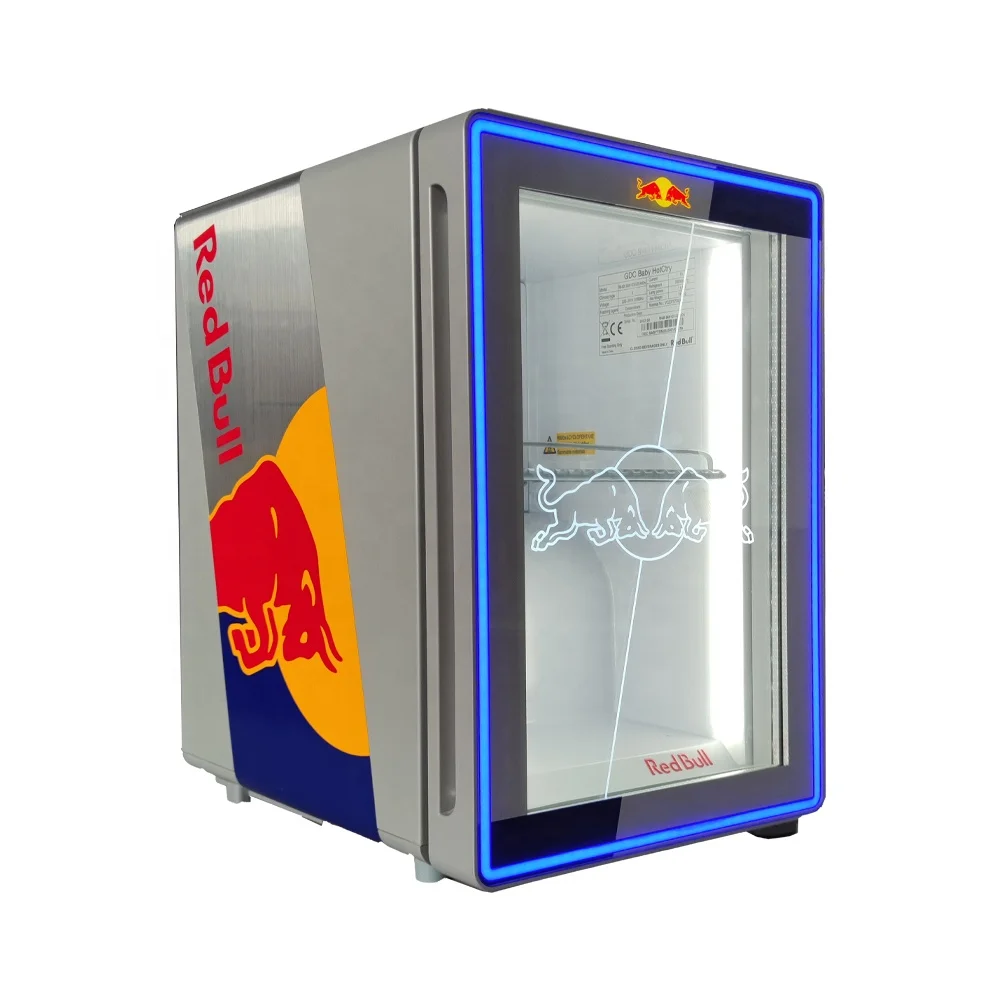 Red Bull Mini Fridge - Efficient Energy Drink Display