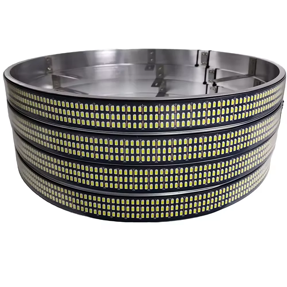 Kingshowstar New Arrival Ultrabright 3row Wheel Rim Lights Pure White 5730 Led Wheel Light For