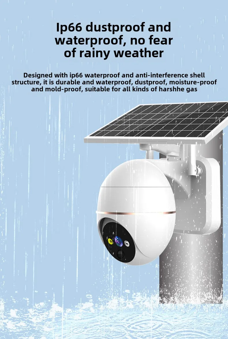 Cloudbirds V360pro 4K HD AI IP Camera Outdoor Smart 3MP Binocular Remote Solar Power Battery Alarm Message Reminder Cloud Data
